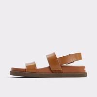 Laroisean Medium Brown Women's Footbed sandals | ALDO Canada