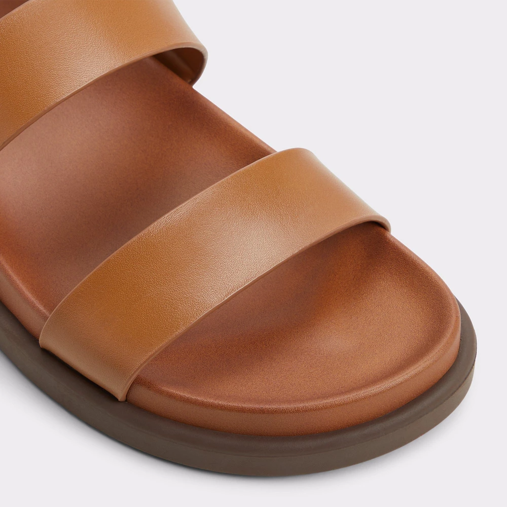Laroisean Medium Brown Women's Footbed sandals | ALDO Canada