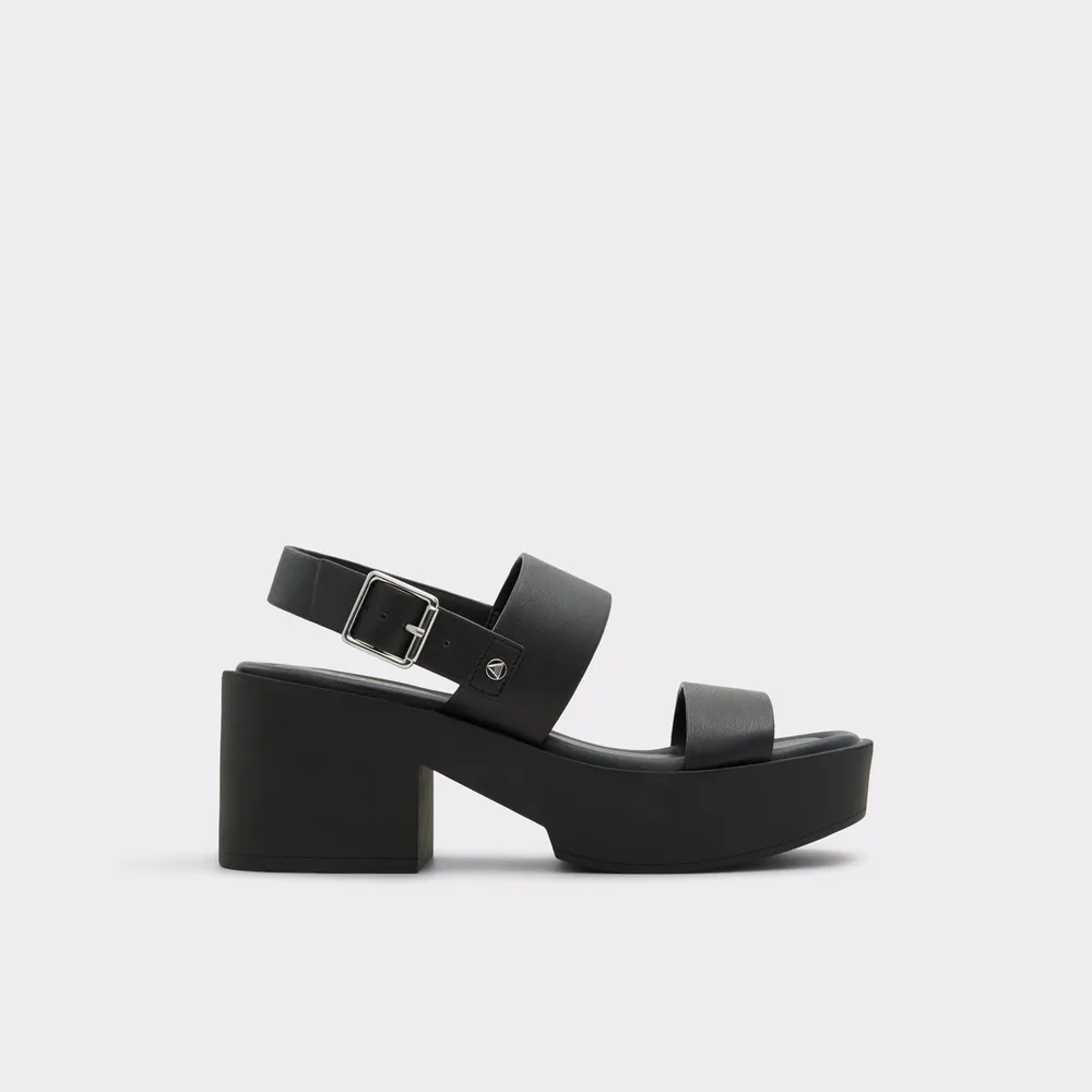 ALDO MONTSE - Platform sandals - black - Zalando.ie