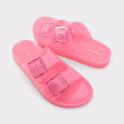 Lendon Bright Pink Women's Jelly Sandals & Flip Flops | ALDO Canada
