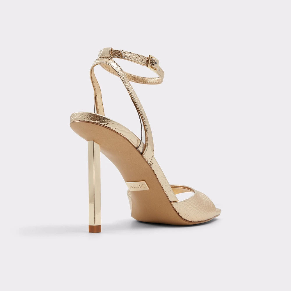 Lettie Gold Women's Strappy sandals | ALDO Canada