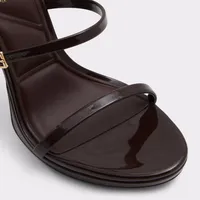 Levissa Dark Brown Women's Strappy sandals | ALDO US