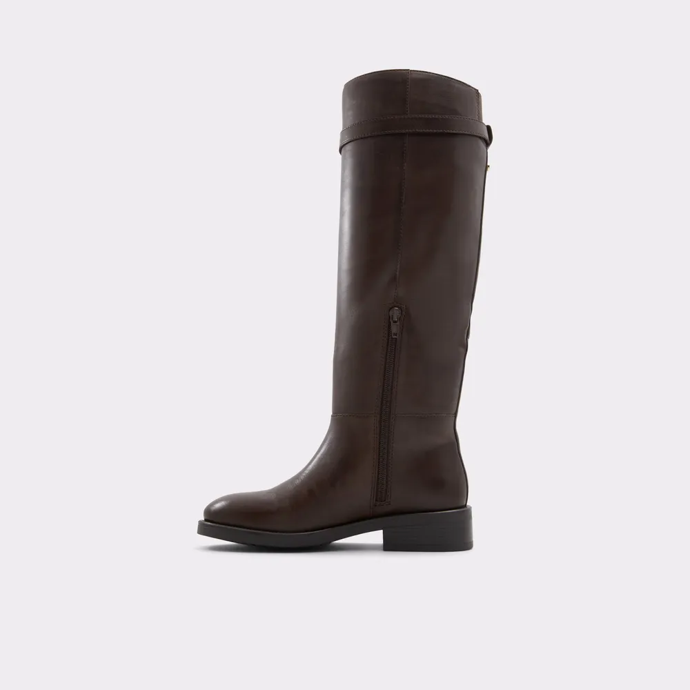 Loreina Marron Foncé Femmes Bottes hautes | ALDO Canada