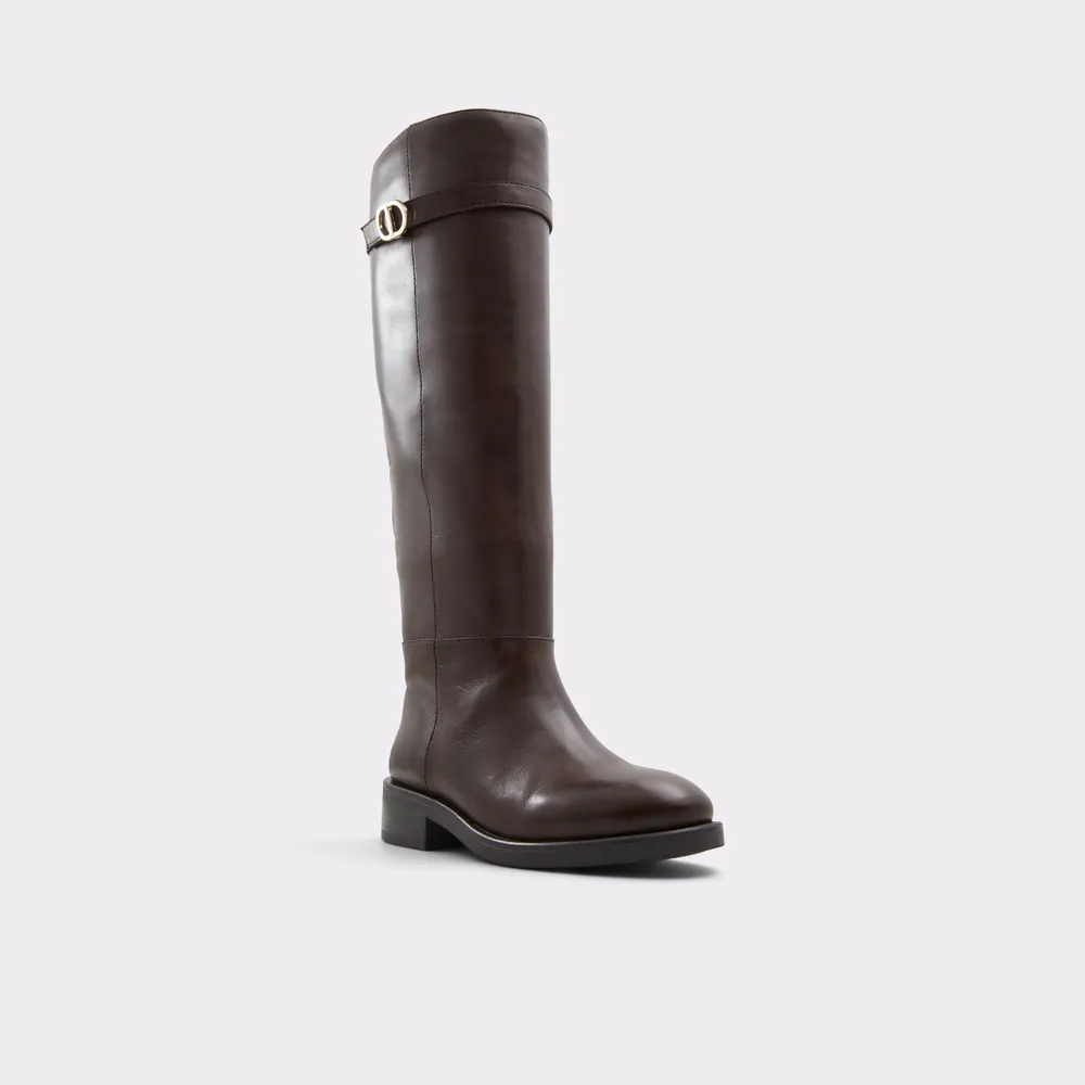 Loreina Marron Foncé Femmes Bottes hautes | ALDO Canada