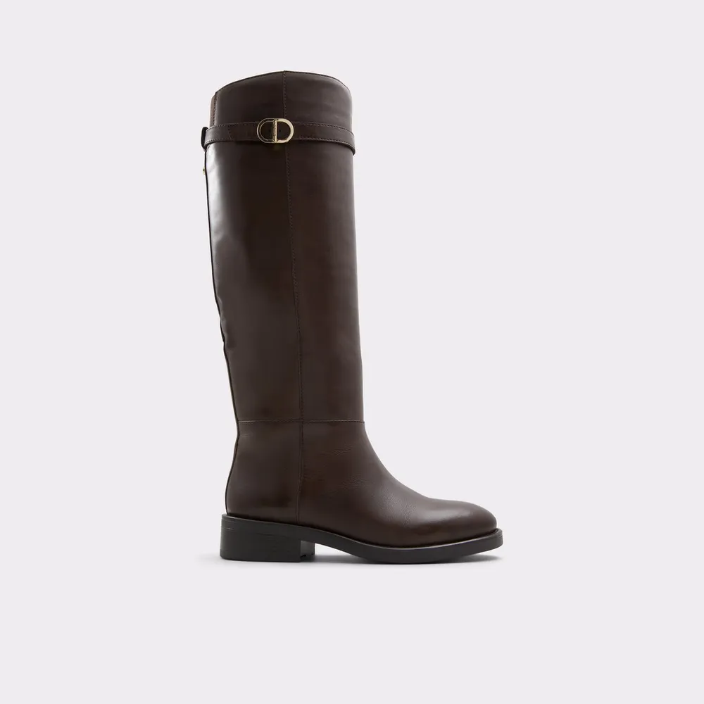 Loreina Marron Foncé Femmes Bottes hautes | ALDO Canada