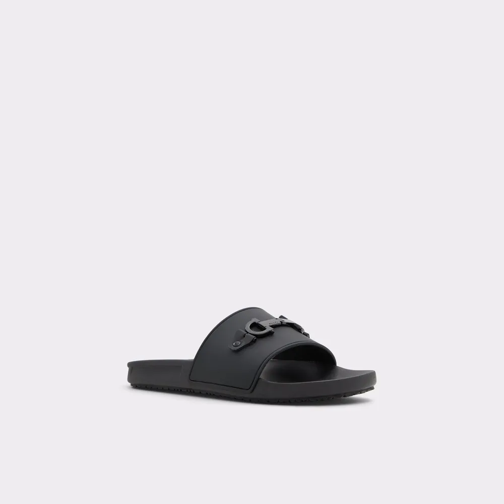 Loungeslide Black Men's Sandals & Slides | ALDO US