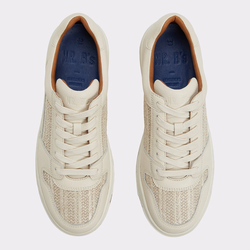 Ludlow White Leather Mixed Material Men's Low top | ALDO Canada