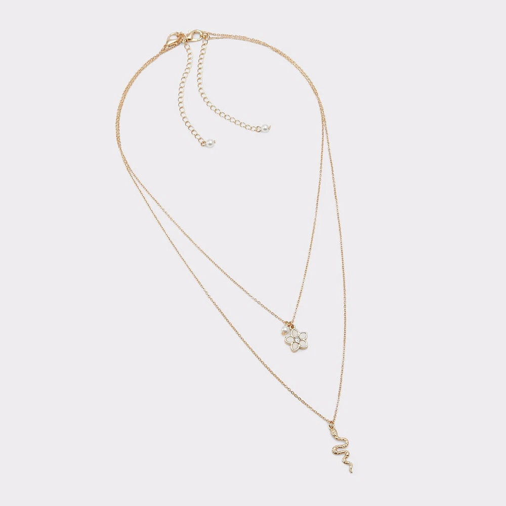 Lunarbloom Gold/Clear Multi Women's Necklaces | ALDO Canada