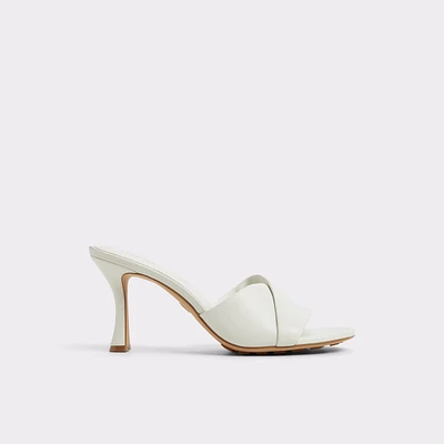 Lyhanna Blanc/Oss Femmes Mules a talons | ALDO Canada