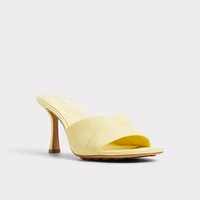 Lyhanna Light Yellow Women's Heeled mules | ALDO Canada