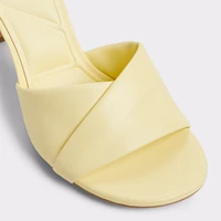 Lyhanna Light Yellow Women's Heeled mules | ALDO Canada