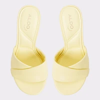Lyhanna Light Yellow Women's Heeled mules | ALDO Canada