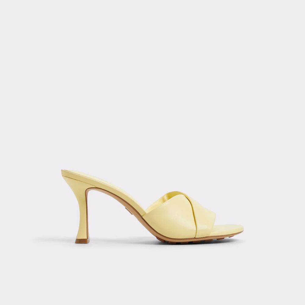 Lyhanna Light Yellow Women's Heeled mules | ALDO Canada