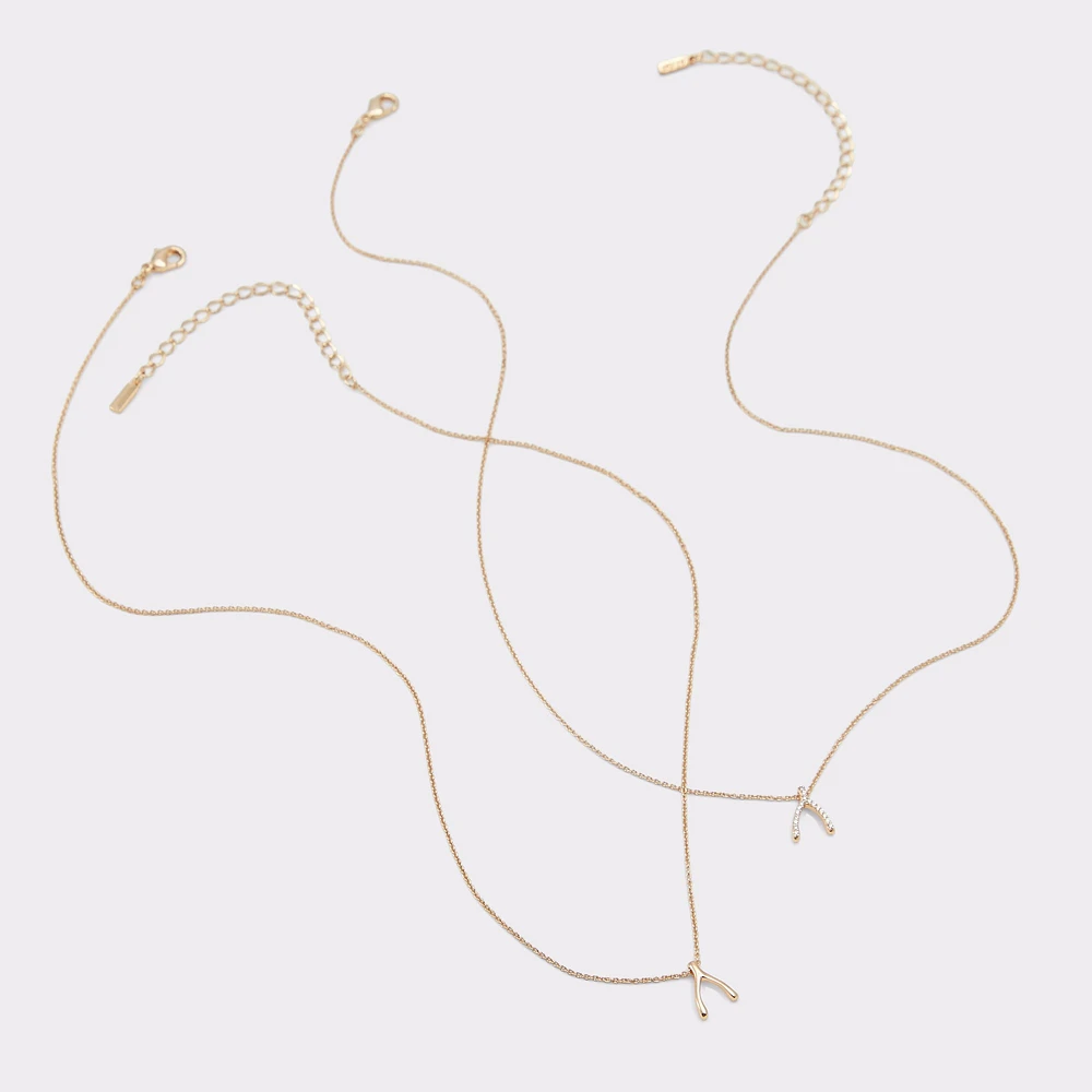 Makeawish Gold/Clear Multi Women's Necklaces | ALDO Canada