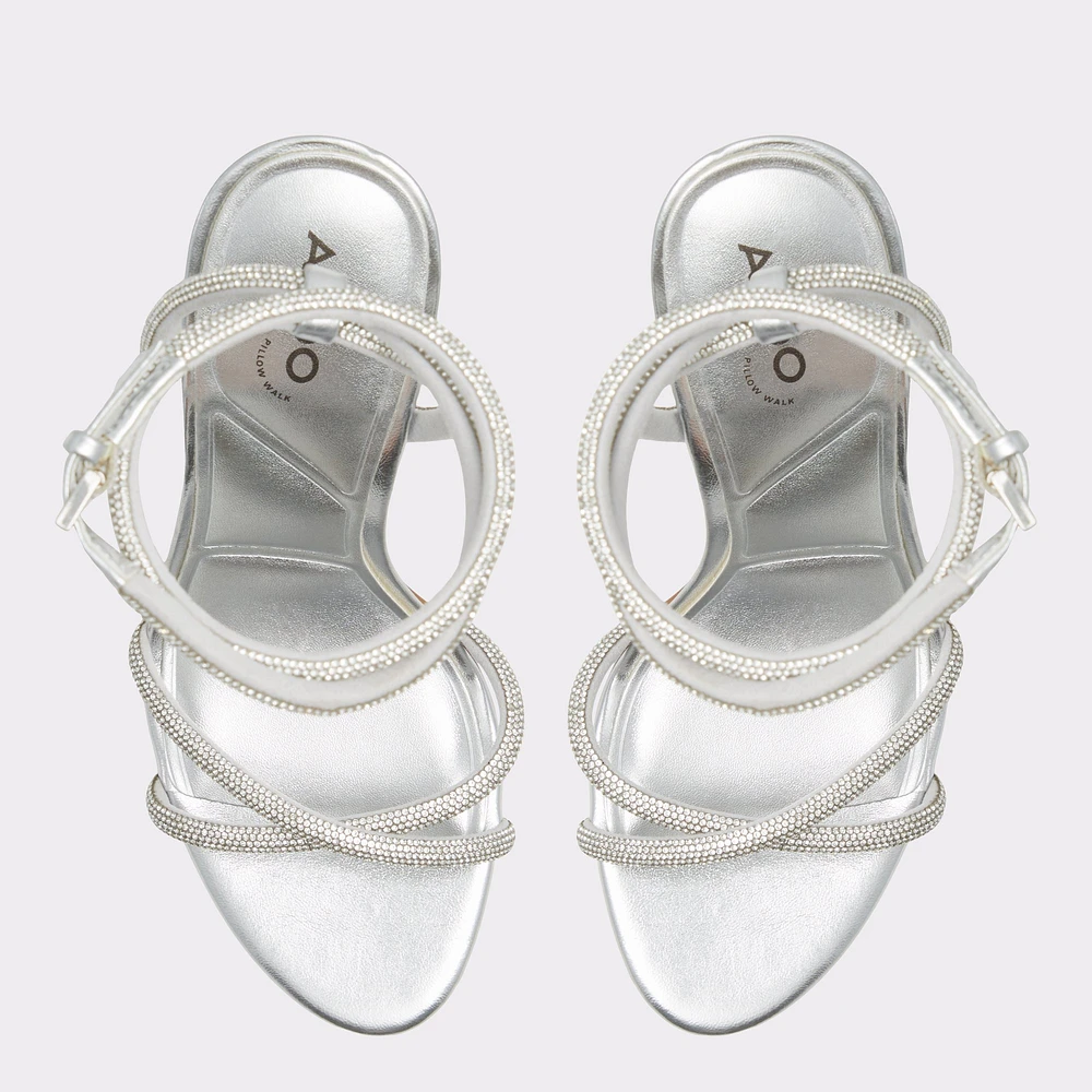 Manaelden Silver Women's Strappy sandals | ALDO Canada