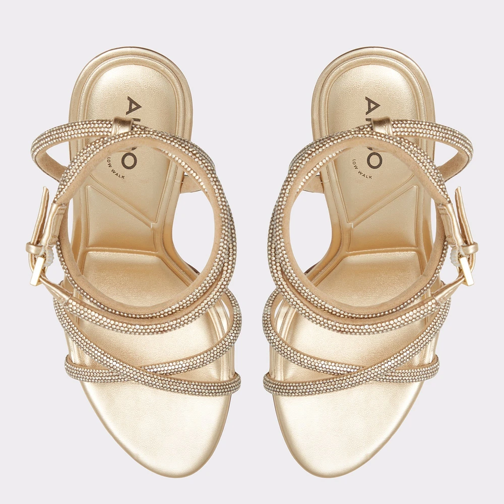 Manaelden Gold Women's Strappy sandals | ALDO Canada