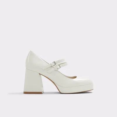 Manda White/Bone Women's Block Heels | ALDO US