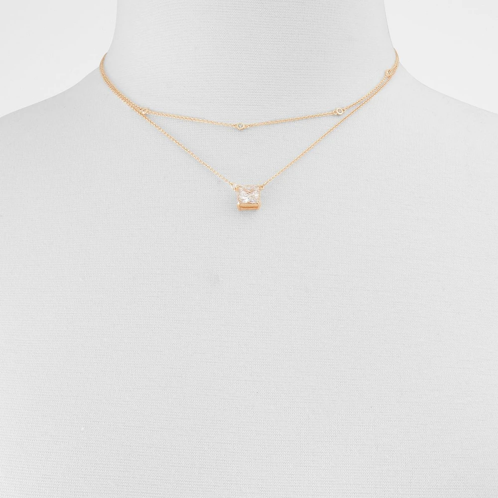 Manedegyn Gold/Clear Multi Women's Necklaces | ALDO Canada