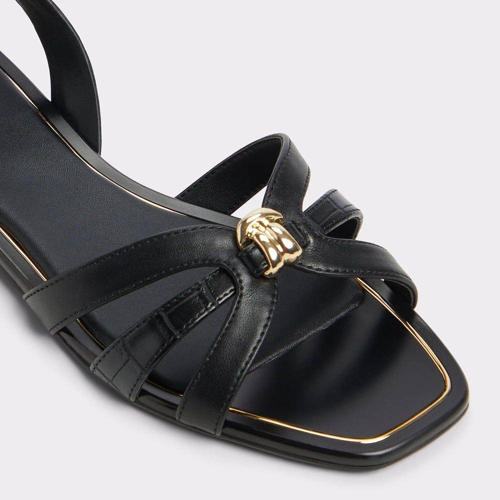Marassita Noir Femmes Sandales à talon plat | ALDO Canada