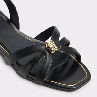 Marassita Noir Femmes Sandales à talon plat | ALDO Canada