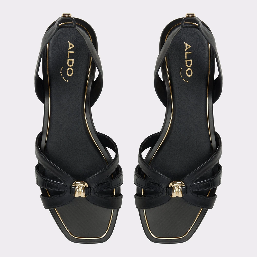 Marassita Noir Femmes Sandales à talon plat | ALDO Canada