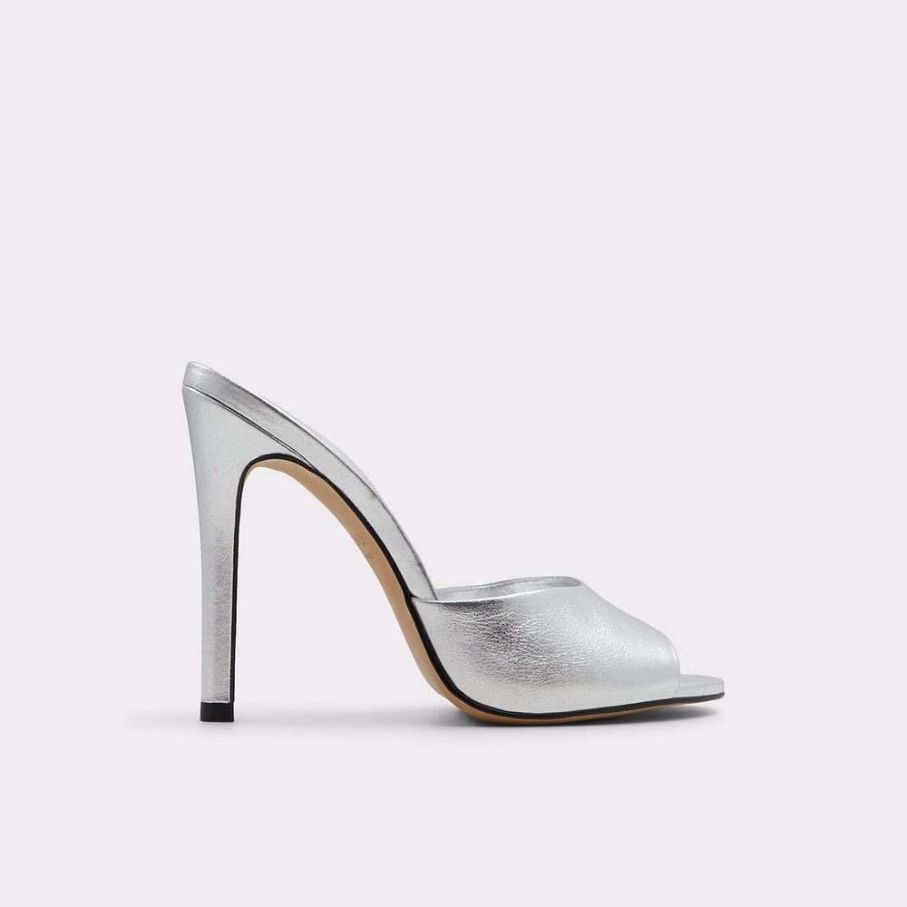 Marcelia Argent Femmes Mules a talons | ALDO Canada