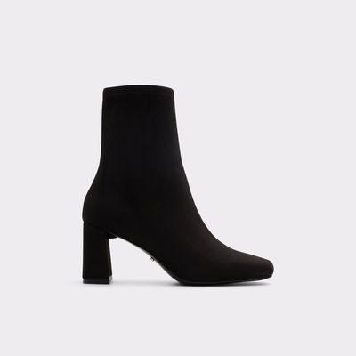 Marcella Black Textile Suede Women's Dress boots | ALDO US