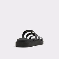 Mariesoleil Black Women's Flat Sandals | ALDO Canada