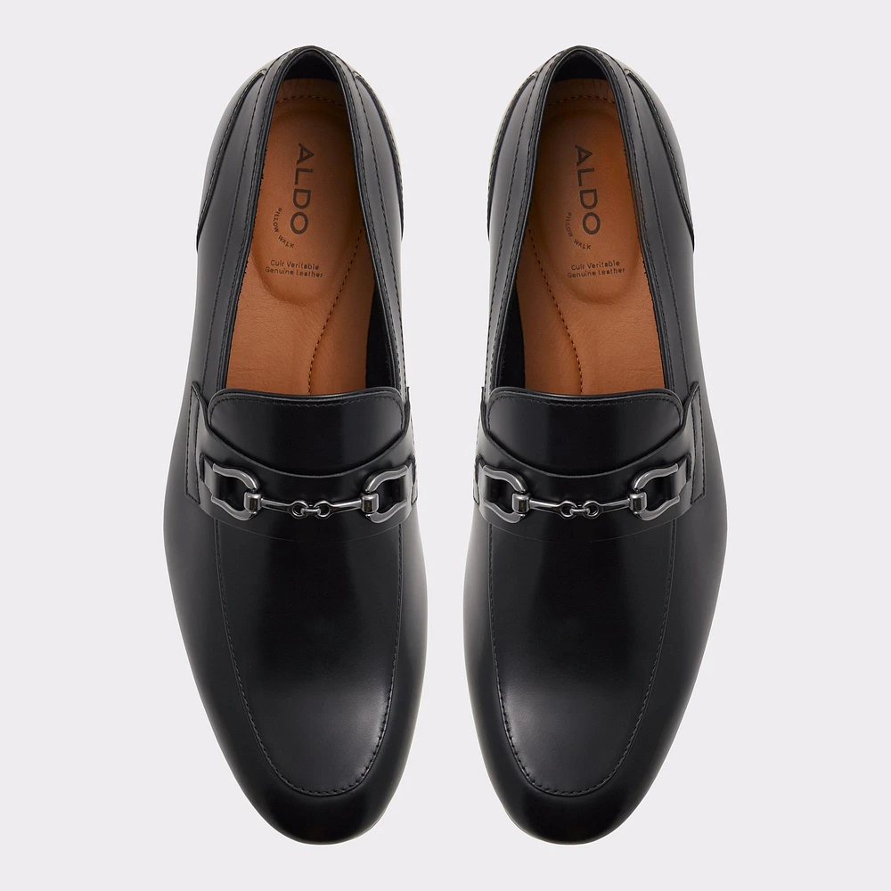 Marinho Noir Ouvert Cuir Lustré Hommes Mocassins et flâneurs | ALDO Canada