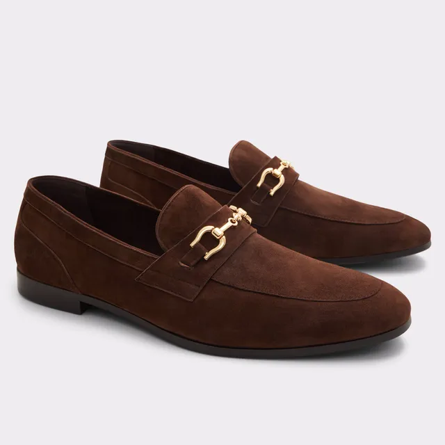 aldo dress shoes brown The Jupiter Shoe Burgundy Spike Leather Bit Dress Loafer Limited Edition Men Shoe [EU-42 & US-9.5]