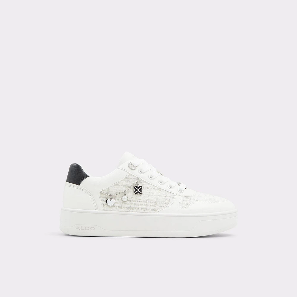 Marisette Blanc/Noir Femmes Sneakers bas | ALDO Canada