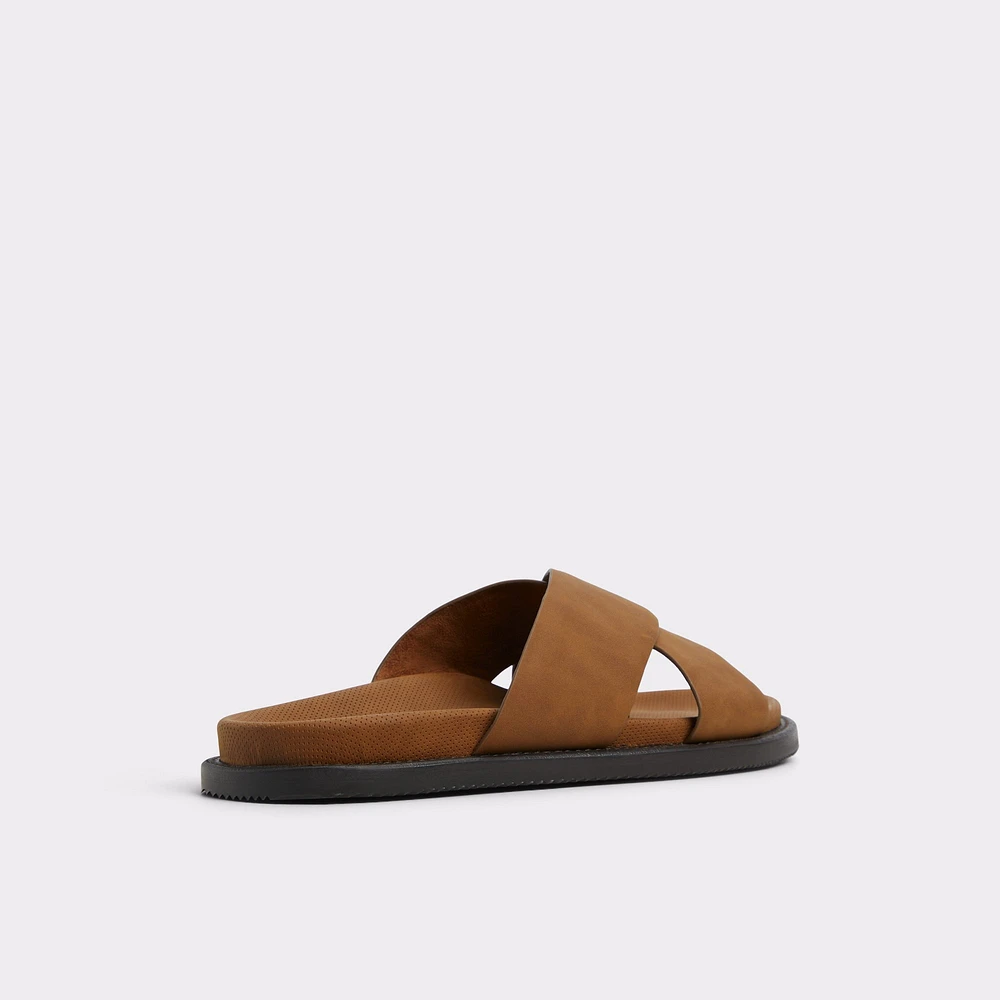 Marrin Cognac Men's Slides | ALDO Canada