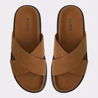 Marrin Cognac Men's Slides | ALDO Canada