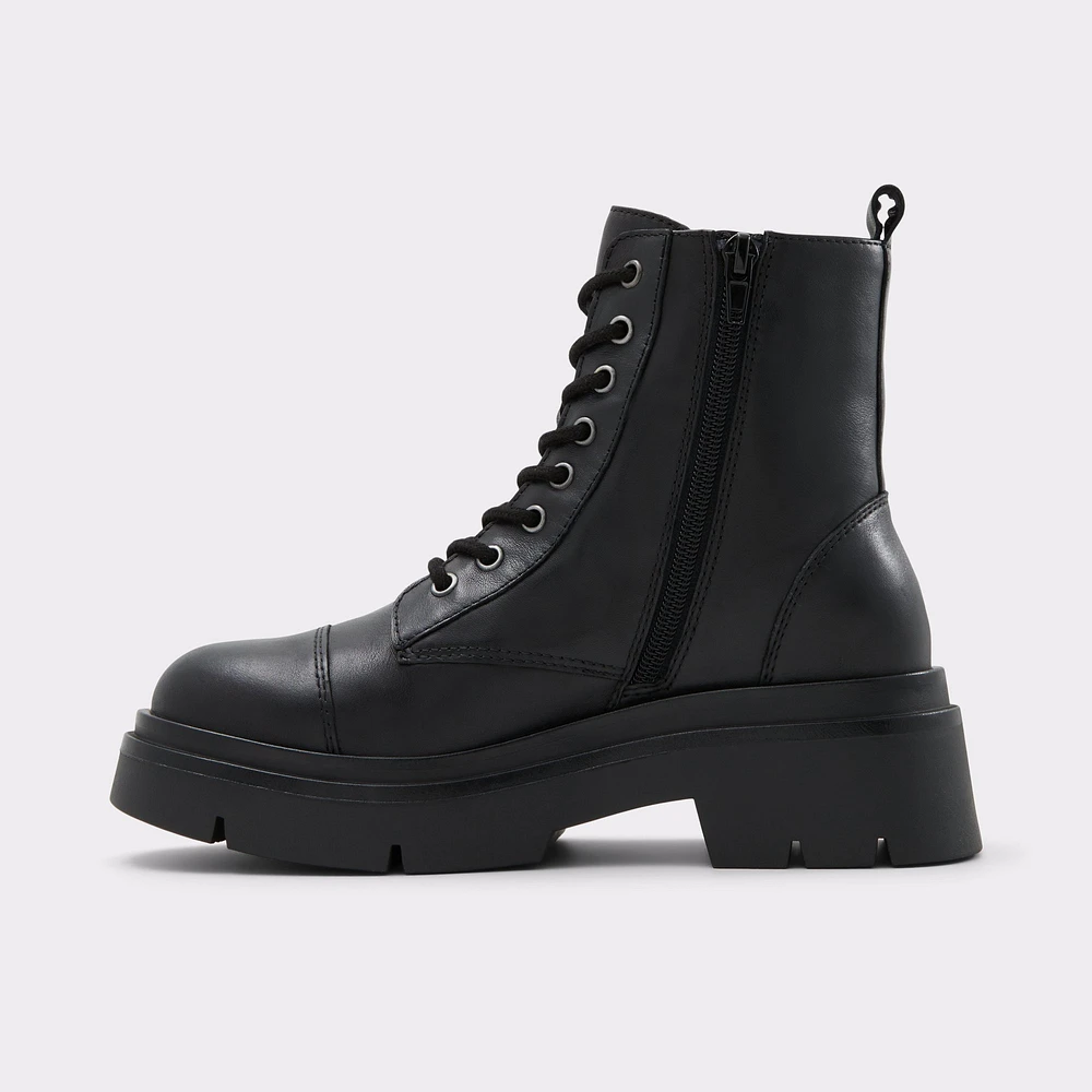 Marthia Other Black Leather Women's Combat boots | ALDO Canada