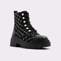 Marthia Other Black Textile Women's Combat boots | ALDO Canada