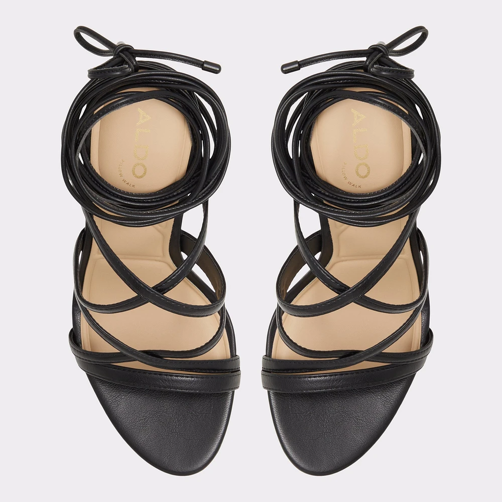 Marylou Noir Femmes Talons à lanières | ALDO Canada