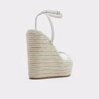 Marysol White/Bone Women's Wedges & Espadrilles | ALDO Canada