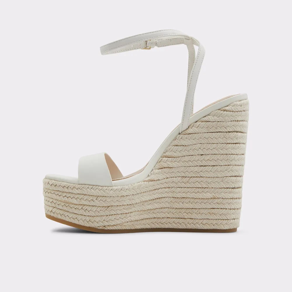 Marysol White/Bone Women's Wedges & Espadrilles | ALDO Canada