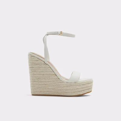 Marysol White/Bone Women's Wedges & Espadrilles | ALDO US