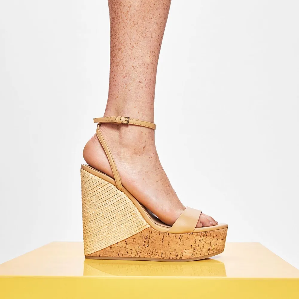 Marysol Other Dark Beige Women's Wedges & Espadrilles | ALDO Canada