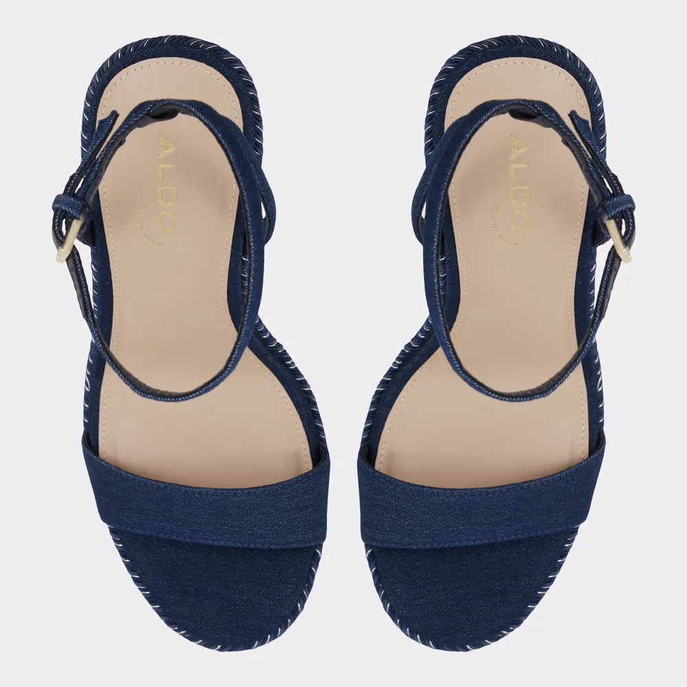 Marysol Medium Blue Women's Wedges | ALDO Canada