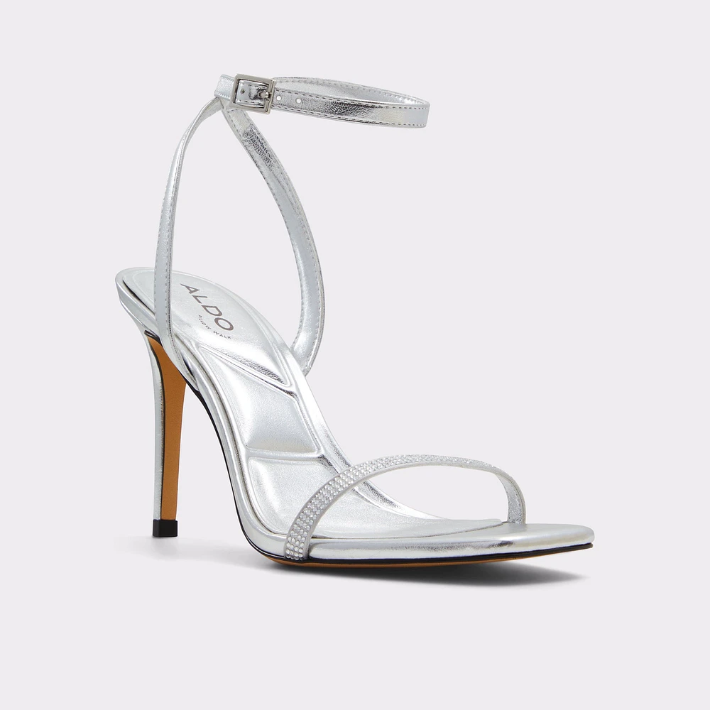 Maude Silver Women's Strappy sandals | ALDO Canada