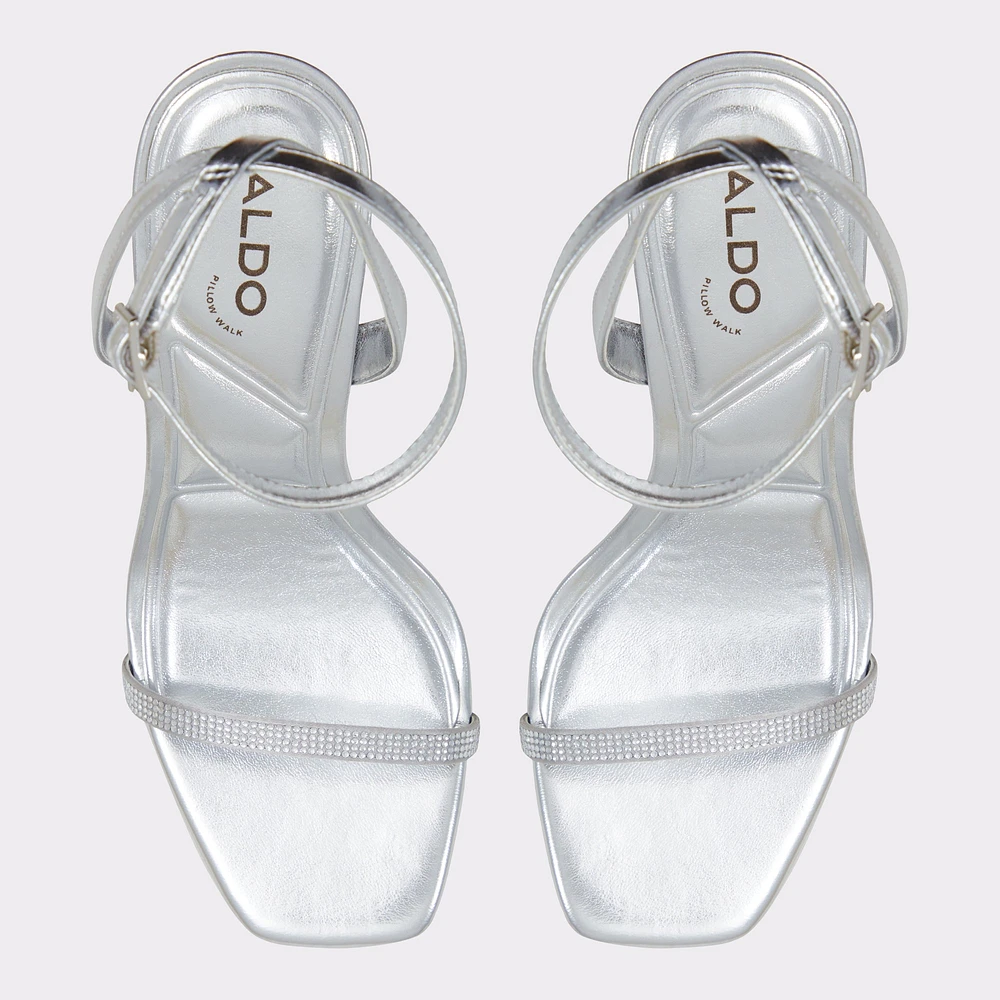 Maude Silver Women's Strappy sandals | ALDO Canada