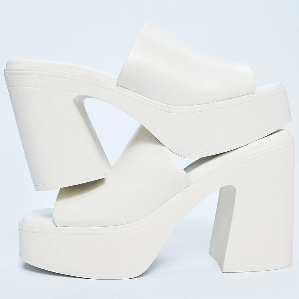 Maysee White Women's Mule slides | ALDO Canada