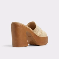 Maysee Naturel Femmes Sandales à talon | ALDO Canada