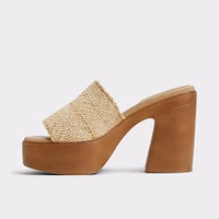 Maysee Naturel Femmes Sandales à talon | ALDO Canada