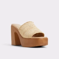 Maysee Naturel Femmes Sandales à talon | ALDO Canada