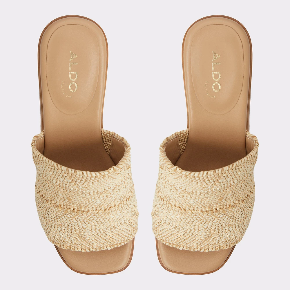 Maysee Naturel Femmes Sandales à talon | ALDO Canada