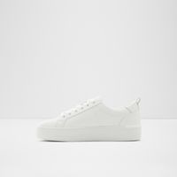 Meadow White Synthetic Smooth Women's Low top sneakers | ALDO US