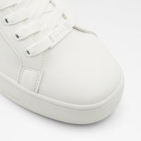 Meadow White Synthetic Smooth Women's Low top sneakers | ALDO US